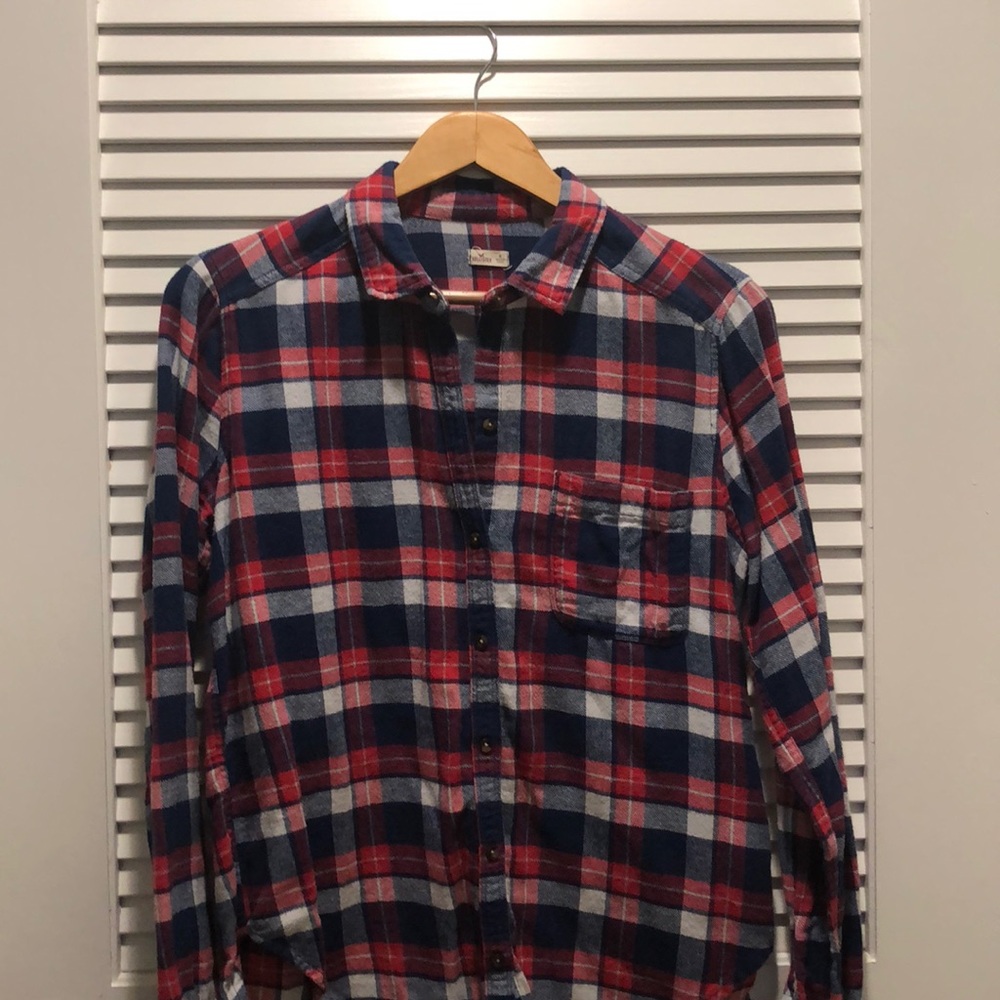 Red/White/Blue Flannel (Hollister)